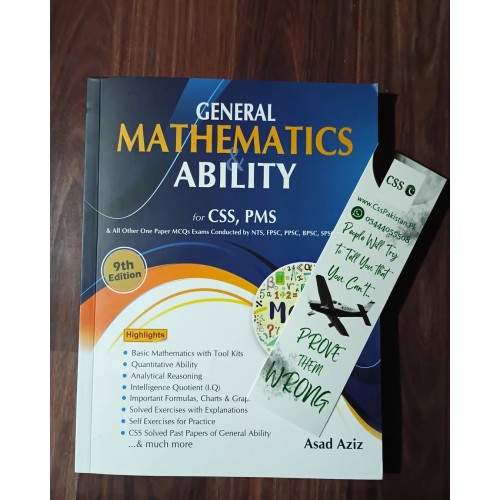 General Mathematics And Ability GMA for CSS by Asad Aziz JWT