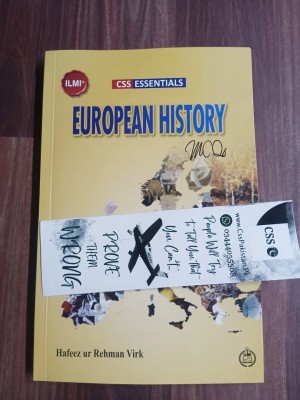 European History MCQs by Hafeez ur Rehman Virk ilmi CSS Essentials European History MCQs by Hafeez ur Rehman Virk ilmi CSS Essentials