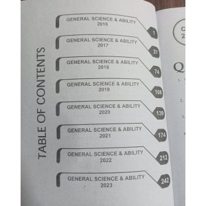 General Science & Ability GSA Solved Past Papers by Mian Shafiq (CSP) Study River Publications