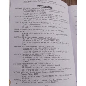 PPSC MCQs Papers Subject-Wise by M. Imtiaz Shahid Advanced Publishers