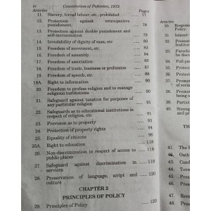 The Constitution of The Islamic Republic of Pakistan 1973 with Commentary by M. Rafiq Butt