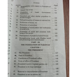 The Constitution of The Islamic Republic of Pakistan 1973 with Commentary by M. Rafiq Butt