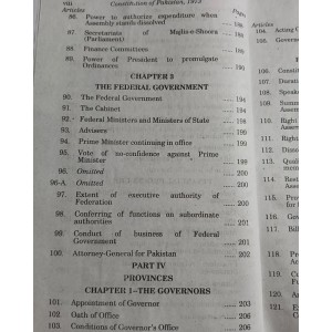 The Constitution of The Islamic Republic of Pakistan 1973 with Commentary by M. Rafiq Butt