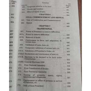 The Constitution of The Islamic Republic of Pakistan 1973 with Commentary by M. Rafiq Butt