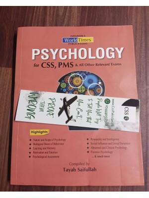 Psychology for CSS & PMS by Tayab Saifullah JWT