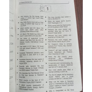 Ilmi One Liner Capsule: General Knowledge in English by Rai Mansab Ali