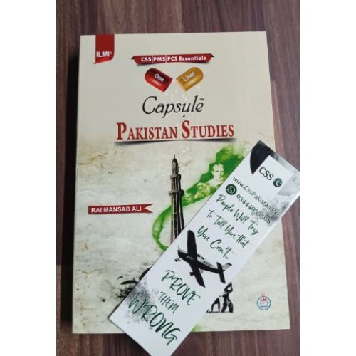 Ilmi One Liner Capsule: Pakistan Studies by Rai Mansab Ali