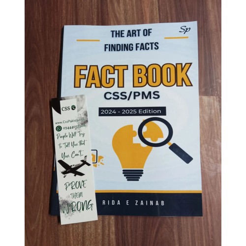 Fact Book 2024-2025 for CSS and PMS by Rida e Zainab Fact Book 2024-2025 for CSS and PMS by Rida e Zainab