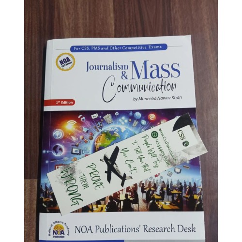 Journalism & Mass Communication by Muneeba Nawaz Khan NOA