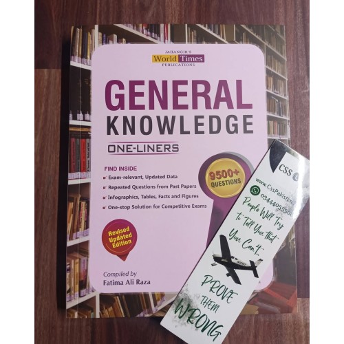 One Liners Series: General Knowledge GK by Fatima Ali Raza JWT