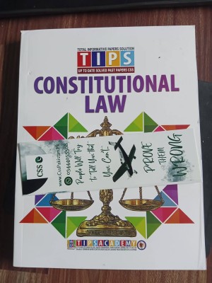 TIPS CSS Solved Past Papers: Constitutional Law 2016-2025