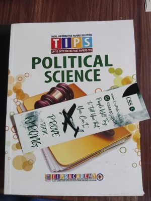 TIPS CSS Solved Past Papers: Political Science Paper 1 and 2 2016-2025