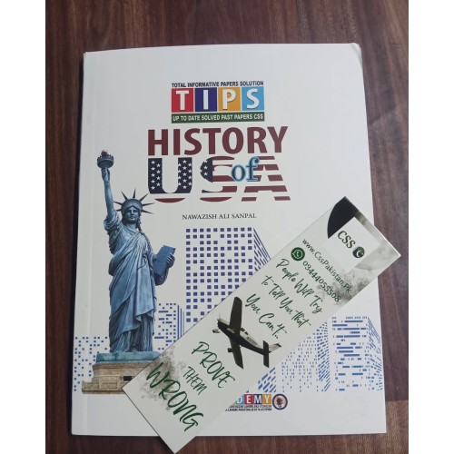 TIPS CSS Solved Past Papers: History of USA 2016-2025