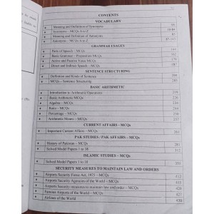 FPSC ASF MCQs / Objective Officers Recruitment Guide by M. Aslam Bhatti and M. Sohail Bhatti