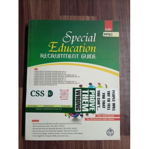 Special Education Recruitment Guide for PPSC by ilmi