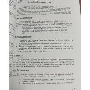 Pakistan Studies Notes by Hassan Askari