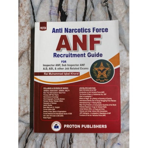 Anti Narcotics Force (ANF) Recruitment Guide by Rai M. Iqbal Kharal