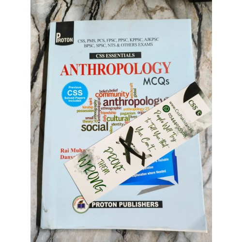 Anthropology MCQs by Rai M. Iqbal Kharal and Danyal Mansab Anthropology MCQs by Rai M. Iqbal Kharal and Danyal Mansab