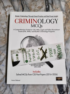 Criminology MCQs for CSS and PMS by Aamer Shahzad HSM