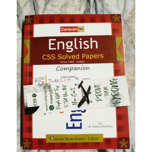 English CSS Solved Papers Companion 1980 to date by M. Soban Ch Caravan