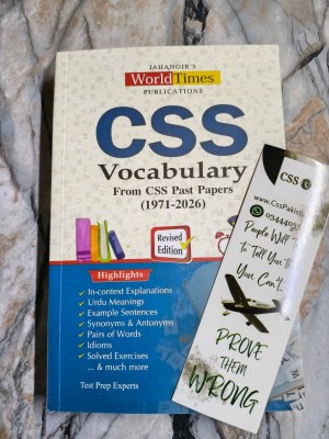 CSS Vocabulary From CSS Past Papers (1971-2026) by JWT