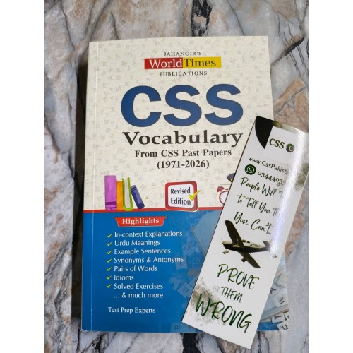 CSS Vocabulary From CSS Past Papers (1971-2026) by JWT