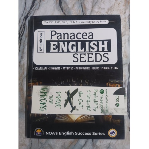 English Panacea Seeds by Syed Hasnain Jilani & Asif Hussain NOA