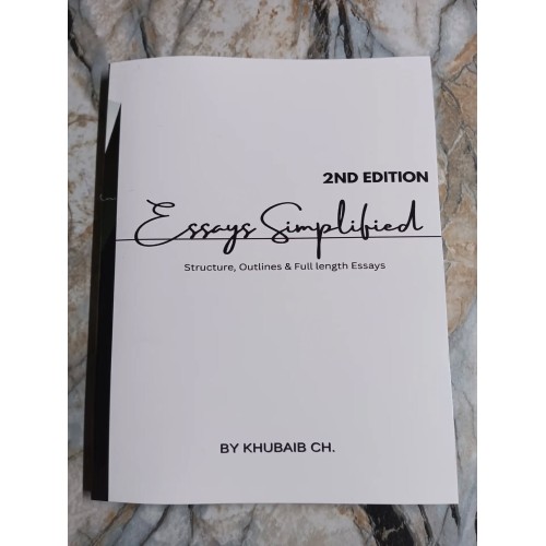 Essays Simplified by Khubaib Chaudhry Shaharyar Publishers