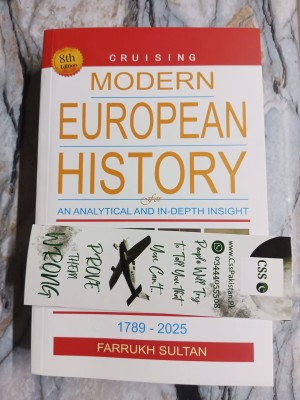 Cruising Modern European History 1789-2025 by Farrukh Sultan JWT