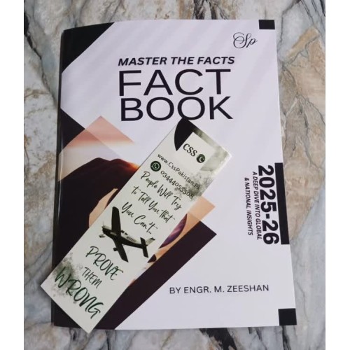 Master the Facts: Fact Book by Engr. M. Zeeshan SP 2025-2026 Edition