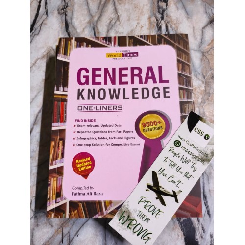 One Liners Series: General Knowledge GK by Fatima Ali Raza JWT