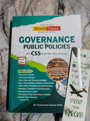 Governance and Public Policies GPP by Dr. M. Kaleem JWT
