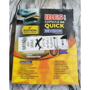 IBES PPSC Capsule for Quick Revision by Prof. M. Bilal Latest 4th Edition IBES PPSC Capsule for Quick Revision by Prof. M. Bilal Latest 4th Edition