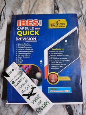 IBES PPSC Capsule for Quick Revision by Prof. M. Bilal Latest 3rd Edition