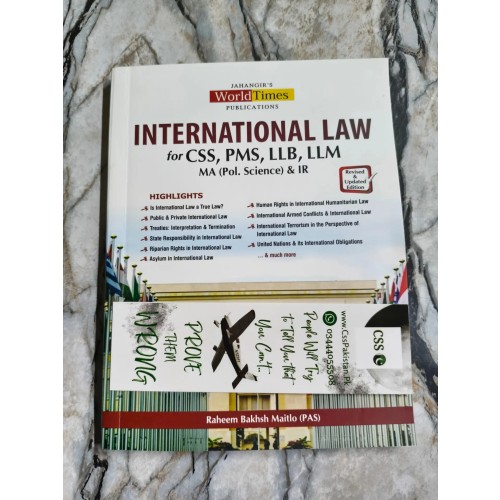 International Law by Raheem Bakhsh Maitlo World Times JWT International Law by Raheem Bakhsh Maitlo World Times JWT