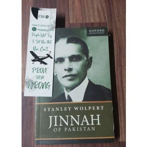 Jinnah of Pakistan by Stanley Wolpert Oxford Jinnah of Pakistan by Stanley Wolpert Oxford