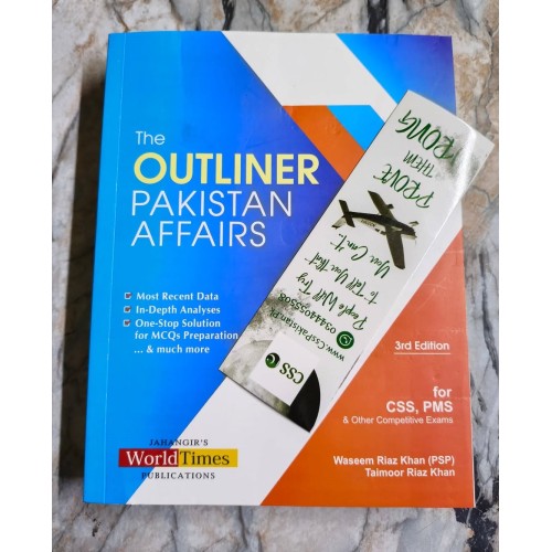 The Outliner Pakistan Affairs Plus by Waseem Riaz Khan JWT The Outliner Pakistan Affairs Plus by Waseem Riaz Khan JWT