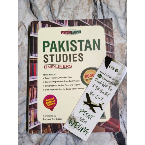 One Liners Series: Pakistan Studies by Fatima Ali Raza JWT