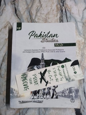 Pakistan Studies MCQs For Lecturers and Subject Specialists by Rai M. Iqbal Kharal ilmi