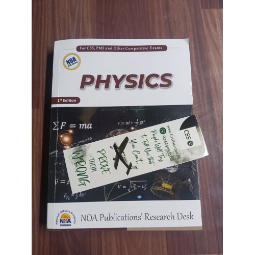 Physics for CSS and PMS by NOA Publications