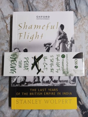 Shameful Flight by Stanley Wolpert Oxford
