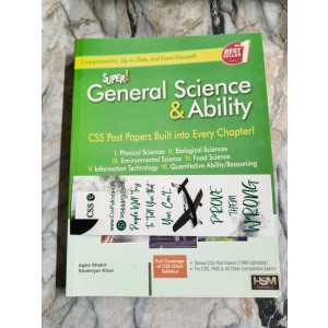 Super General Science and Ability GSA by Agha Shakir & Shahriyar Khan HSM