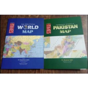 Set of Pakistan Map + World Map by JWT