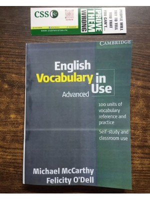 English Vocabulary in Use by Michael McCarthy and Felicity O'Dell Cambridge