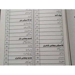 Maaruzi Punjabi (MCQs) for CSS, PMS and Lectureship by ilmi - معروضی پنجابی، پروفیسر گلزار محمد، علمی کتاب خانہ