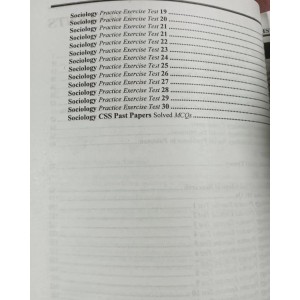 Sociology MCQs by Aamer Hassan & Zainab Batool Rizvi HSM