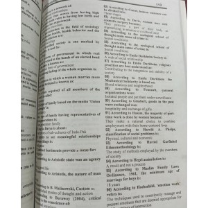 Sociology MCQs by Aamer Hassan & Zainab Batool Rizvi HSM