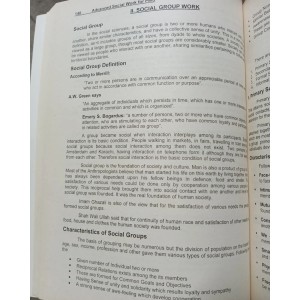 Social Work for PMS in English by Nasir Khan Advanced Publishers 