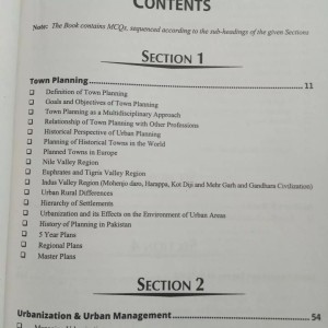 Town Planning & Urban Management MCQs by Hassan Ali Gondal JWT