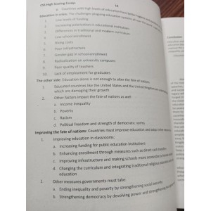 High Scoring CSS English Essays by Abrahim Shah Dogar Brothers